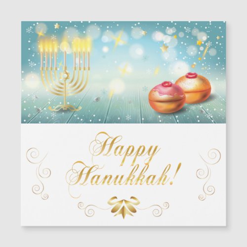 Happy Hanukkah Frstival festive decoration magnet