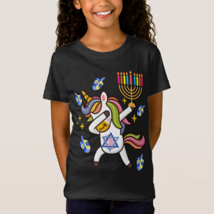 Happy Hanukkah ,funny dabbing unicorn T-Shirt