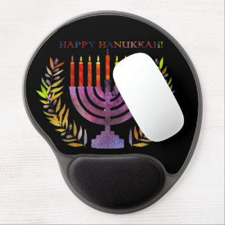 Happy Hanukkah Gel Mouse Pad
