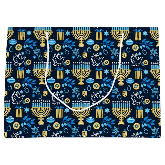Happy Hanukkah Gift Bag (Front)