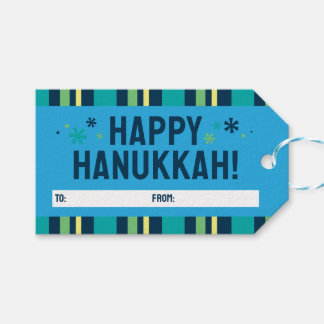 Happy Hanukkah Gift Tag
