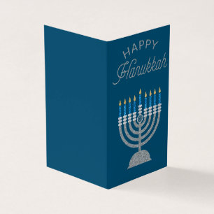Happy Hanukkah Glitter Cards 25 Pack
