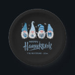 Happy Hanukkah Gnome Funny Family Menorah Dreidel Paper Plates<br><div class="desc">Celebrate Hanukkah with Fun and Laughter Using Our Gnome Menorah Dreidel Paper Plates Bring extra joy and humor to your Hanukkah celebration with these whimsical "Happy Hanukkah" paper plates featuring adorable gnomes, menorahs, and dreidels. Perfect for family gatherings, these durable paper plates are designed to handle all your holiday treats...</div>