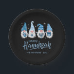 Happy Hanukkah Gnome Funny Family Menorah Dreidel Paper Plates<br><div class="desc">Celebrate Hanukkah with Fun and Laughter Using Our Gnome Menorah Dreidel Paper Plates Bring extra joy and humor to your Hanukkah celebration with these whimsical "Happy Hanukkah" paper plates featuring adorable gnomes, menorahs, and dreidels. Perfect for family gatherings, these durable paper plates are designed to handle all your holiday treats...</div>