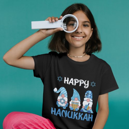 Happy Hanukkah Gnomes T_Shirt