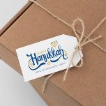 "Happy Hanukkah"  Gold Menorah Gift Tags<br><div class="desc">"Happy Hanukkah"  Gold Menorah design.</div>