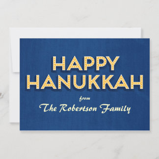 Happy Hanukkah Greeting Card