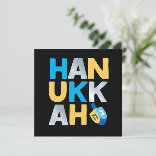 Happy Hanukkah Greeting Card