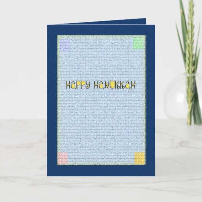 Happy Hanukkah Greeting Card (Front)