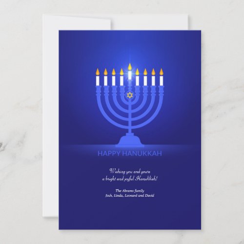 Happy Hanukkah Greeting Card