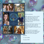 HAPPY HANUKKAH Hand-Drawn CUSTOM 6 PHOTO  Holiday Card<br><div class="desc">Hope you like this holiday design. Click "personalize" to edit and add your own photos and text to the front and back. Also available as digital download to send via email or text message and save on postage. Check my shop for more matching items like greeting cards, postcards, stickers, mugs,...</div>