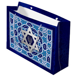 Happy Hanukkah / Happy Chanukah  Large Gift Bag