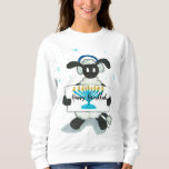 Happy Hanukkah Hensly Long-Sleeve Tee-Shirt Sweatshirt<br><div class="desc">Happy Hanukkah! Long sleeve tee-shirt featuring Hensly <3

-The Mustard Seeds</div>