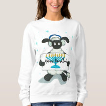 Happy Hanukkah Hensly Long-Sleeve Tee-Shirt