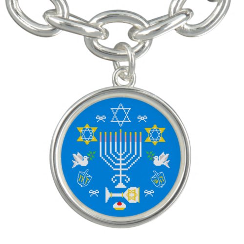 Happy Hanukkah Holiday Bracelet