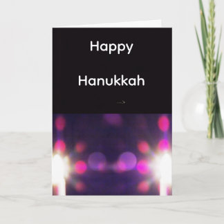 Happy Hanukkah Holiday Card