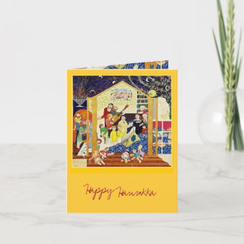 HAPPY HANUKKAH HOLIDAY CARD