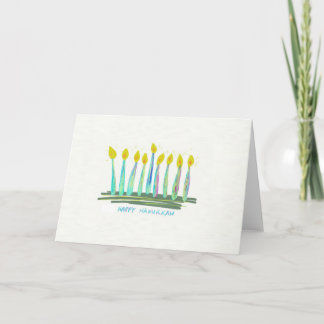 happy hanukkah holiday card