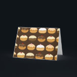 Happy Hanukkah Holiday Card<br><div class="desc">Delicious Hanukkah Donuts Greeting Card Design. EveStock Graphics & Design © All rights reserved</div>