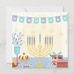 Happy Hanukkah Holiday Card