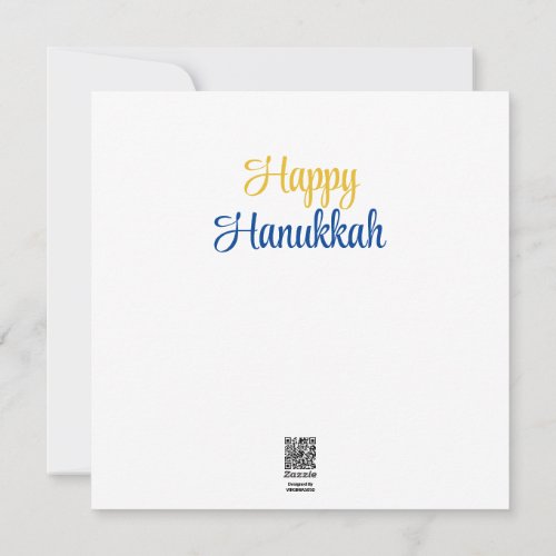 Happy Hanukkah Holiday Card