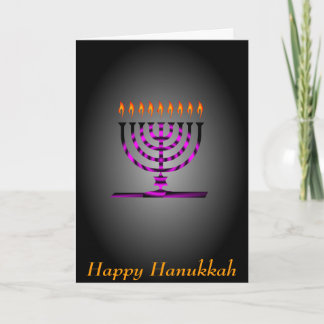 Happy Hanukkah Holiday Card
