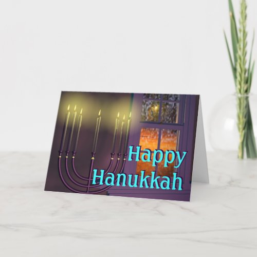 Happy Hanukkah Holiday Card