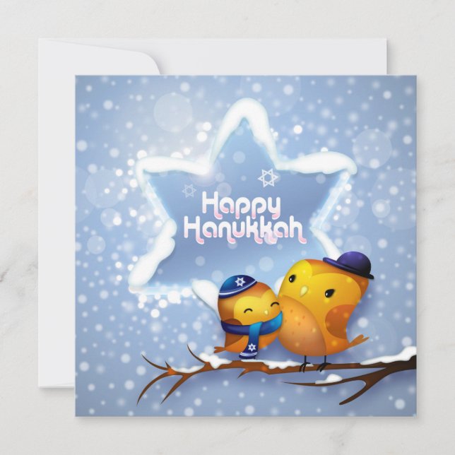 Happy Hanukkah Holiday Card (Front)