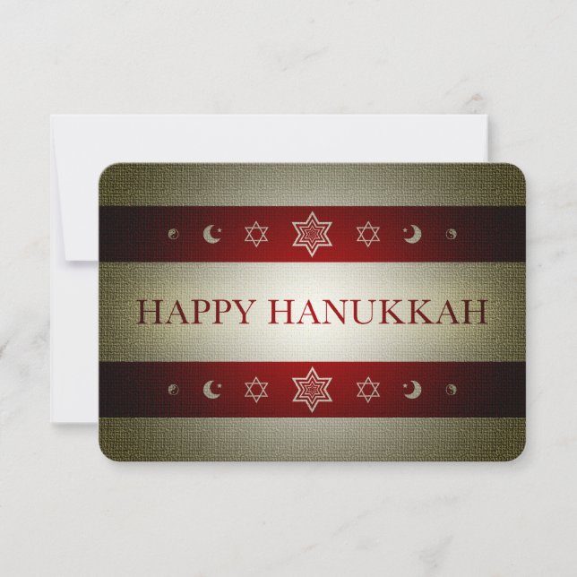 happy hanukkah invitation (Front)