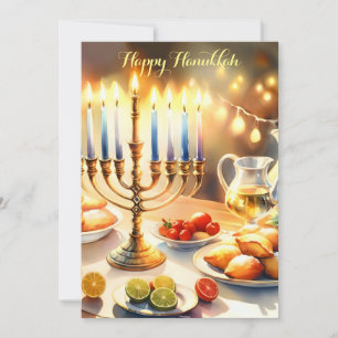 Happy Hanukkah Invitation