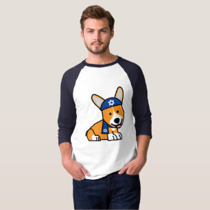 Happy Hanukkah Jewish Corgi Corgis Dog Puppy T-Shirt