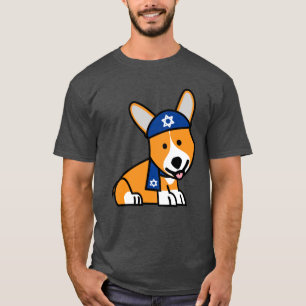Happy Hanukkah Jewish Corgi Corgis Dog Puppy T-Shirt