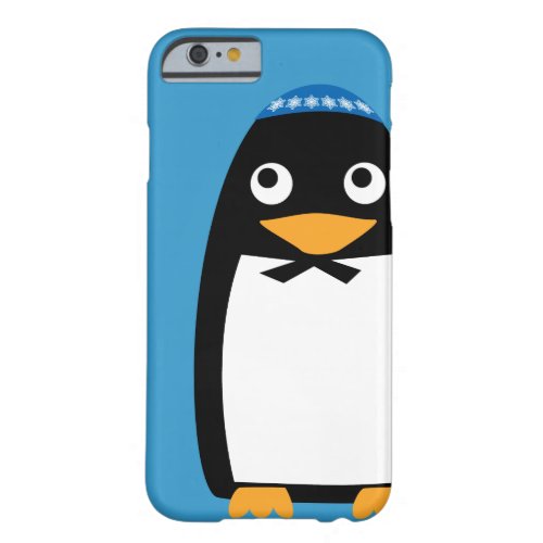 Happy Hanukkah Jewish Penguin Yarmulke Barely There iPhone 6 Case