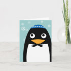 Happy Hanukkah Penguin and Dreidel Holiday Card | Zazzle.com