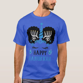 Happy Hanukkah Jewnicorn Merry Christmas Chanukah  T-Shirt
