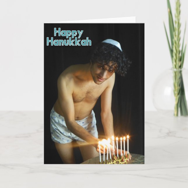 Happy Hanukkah - Jonah Holiday Card (Front)