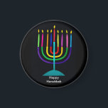 Happy Hanukkah Kitchen Magnet<br><div class="desc">Happy Hanukkah Kitchen magnet</div>