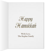 Happy Hanukkah Lamp Menorah Lights Candles (Inside (Right))