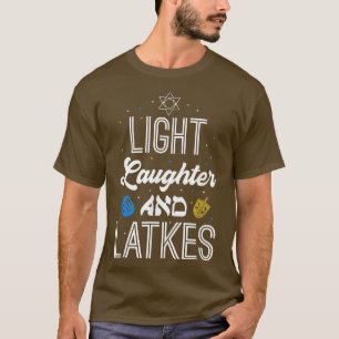 Happy Hanukkah Latkes Jewish Festival Men T-Shirt