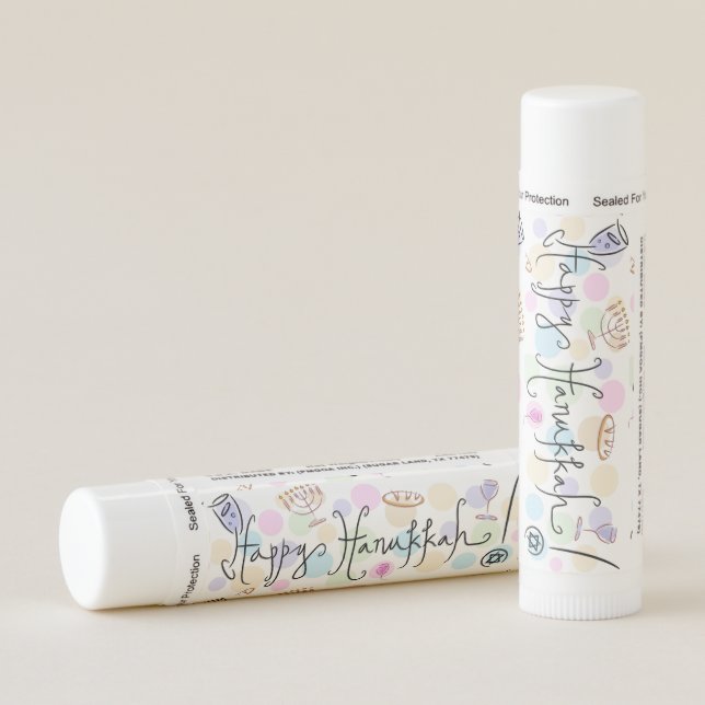 Happy Hanukkah Lip Balm (Rotated Right)
