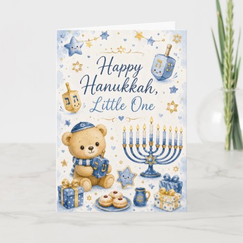 Happy Hanukkah Little One Card