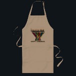 Happy Hanukkah Long Apron<br><div class="desc">Customize it with your own design,  or any of ours.</div>