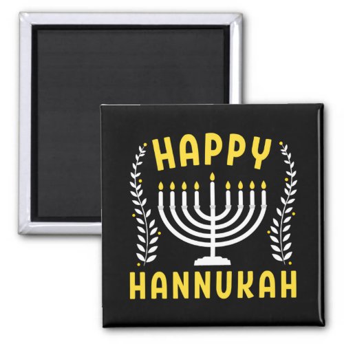 Happy Hanukkah Magnet