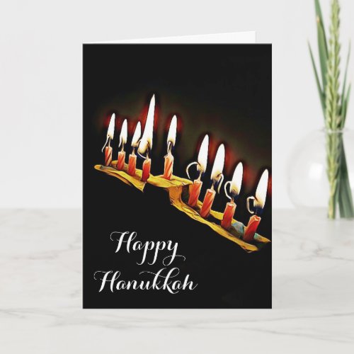 Happy Hanukkah May you Bless and Be Blessed Card