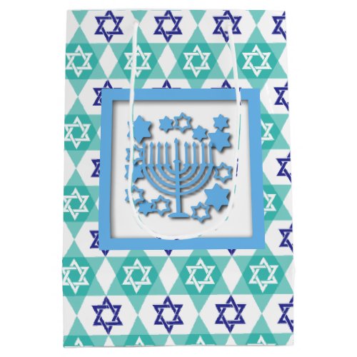 Happy Hanukkah  Medium Gift Bag