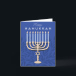 Happy Hanukkah Menorah Holiday Card<br><div class="desc">Happy Hanukkah Menorah design photo holiday card</div>