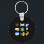 Happy Hanukkah Menorah Jewish Xmas Chanukah Family Keychain<br><div class="desc">Happy Hanukkah Menorah Jewish Xmas Chanukah Family Matching</div>
