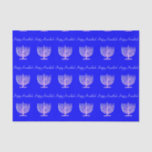 Happy Hanukkah Menorah Nina's Fave Tissue Paper<br><div class="desc">You will love our menorah design!</div>