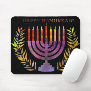 Happy Hanukkah Mouse Pad