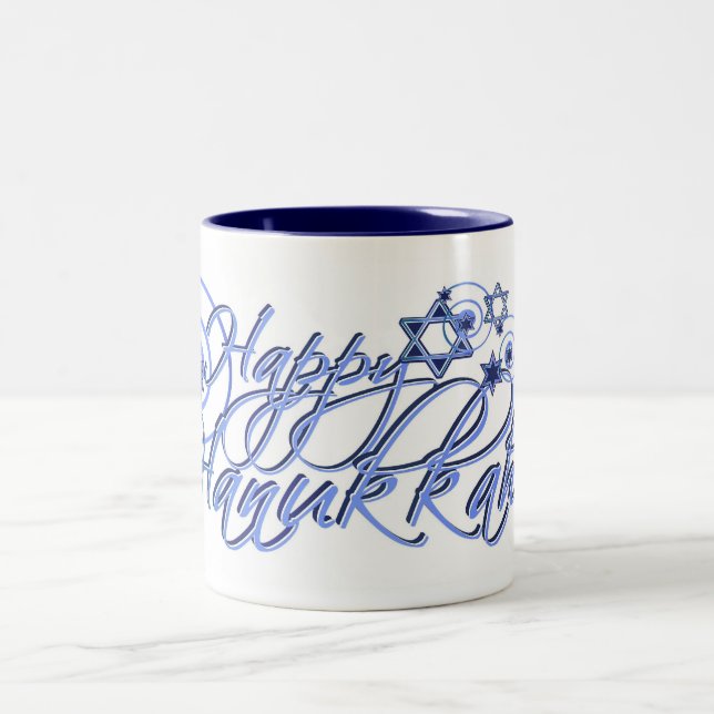 Happy Hanukkah Mug (Center)